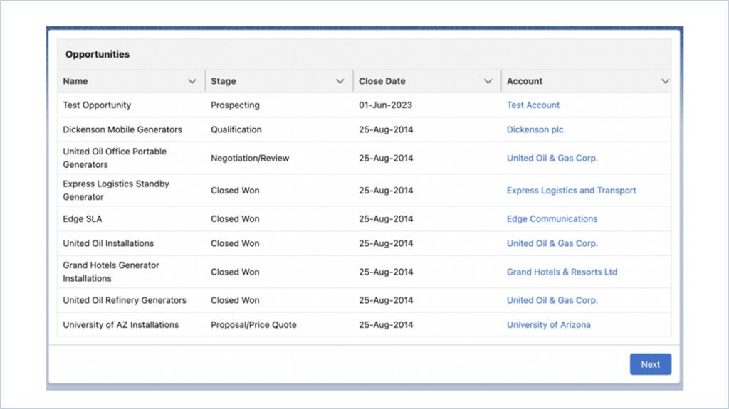 Data Table In Flow