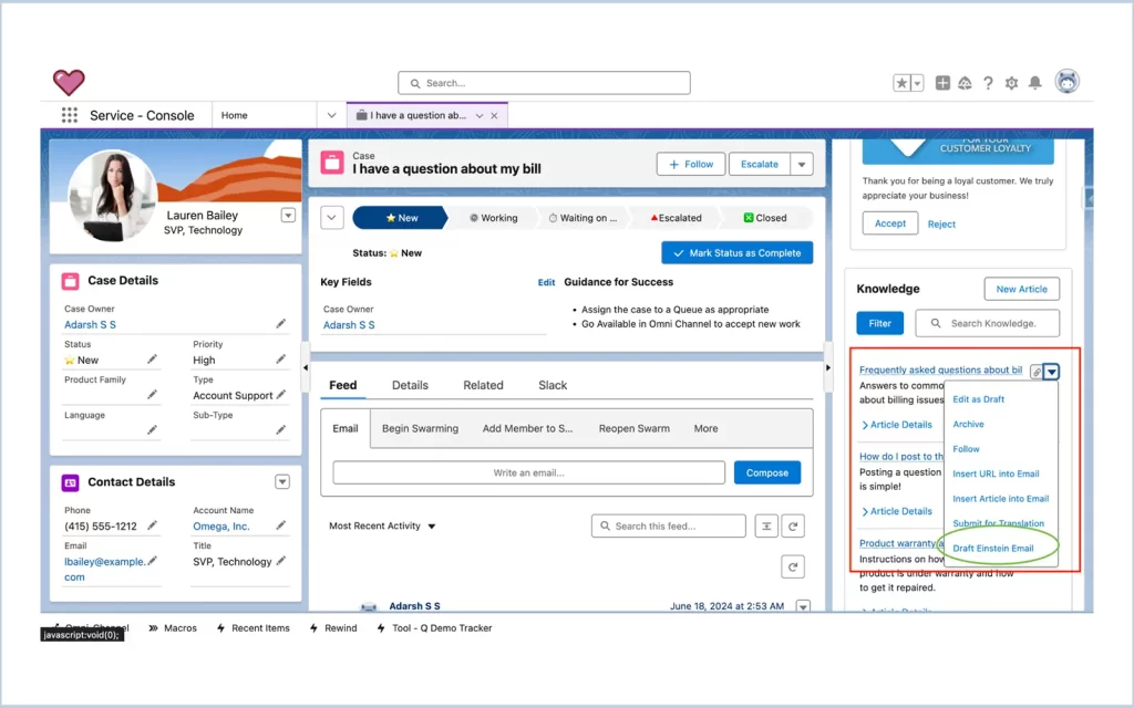 Assigning Einstein Reply Recommendations User permission set