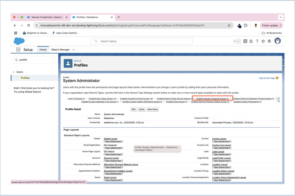 Weather API integration with Named Credentials in Salesforce